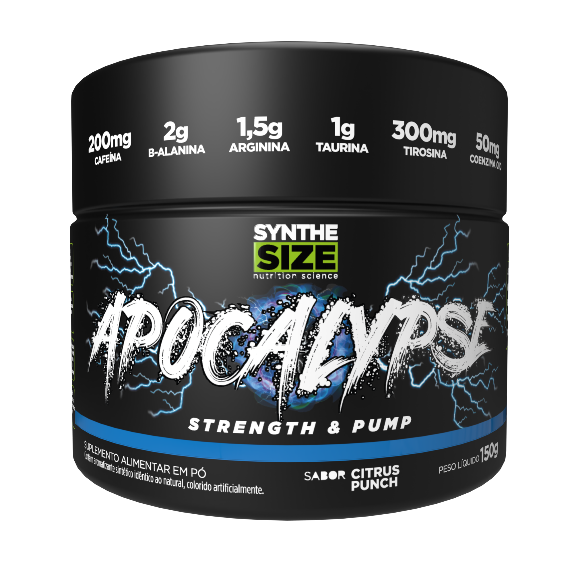 Apocalypse Pré-Treino Synthesize 150g – Energia Extrema, Foco e